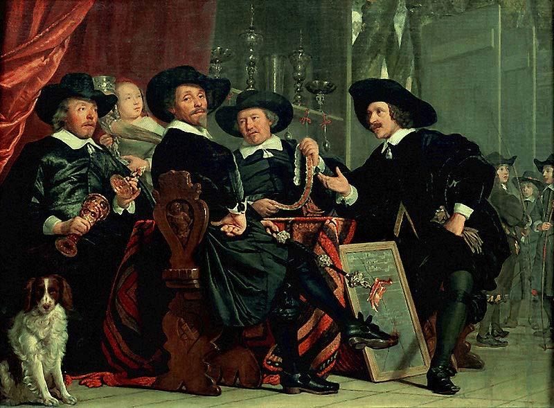 Bartholomeus van der Helst Governors of the archers' civic guard, Amsterdam china oil painting image